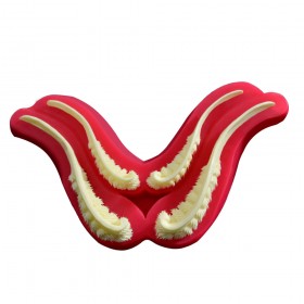 Силиконов калъп "Орнамент - ляв и десен 2"